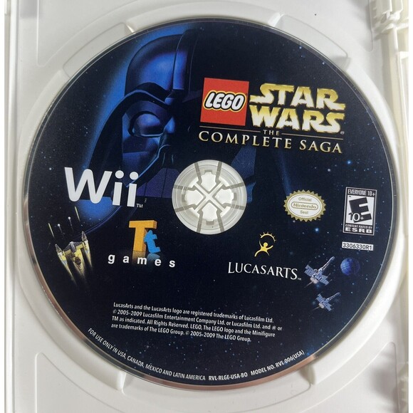 Lego Star Wars: The Complete Saga Nintendo Wii 2007 Complete with Manual Tested - Picture 5 of 9